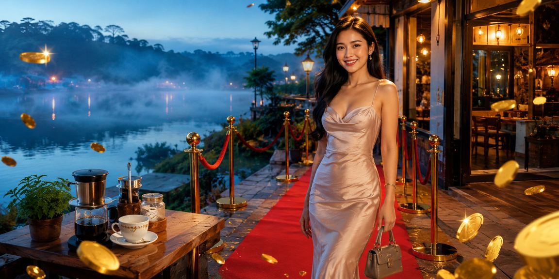 Người dùng Việt Nam thưởng thức cà phê và trải nghiệm cá cược trực tuyến tại Đà Lạt
