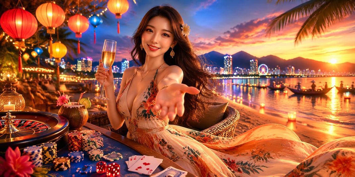 Màn hình cài đặt ứng dụng cá cược tại Đà Nẵng với không khí lễ hội đèn lồng